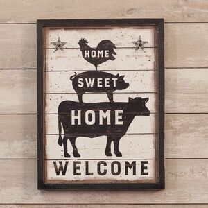 Primitives by Kathy Home Sweet Home  Welcome Sign